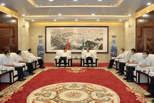 辛保安會見中國西電集團董事長白忠泉、總經(jīng)理裴振江