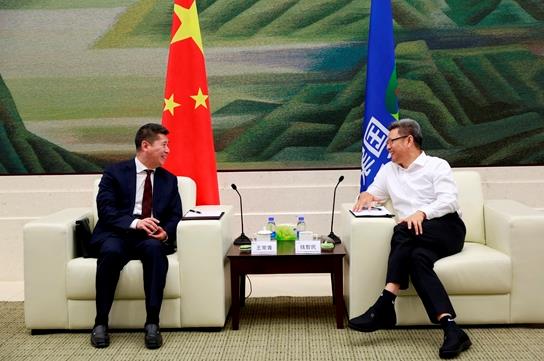 錢(qián)智民會(huì)見(jiàn)中信建投董事長(zhǎng)王常青、總裁李格平