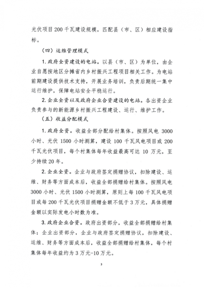 吉林省能源局發(fā)布全國首個出臺的省級“新能源+鄉(xiāng)村振興”方案！