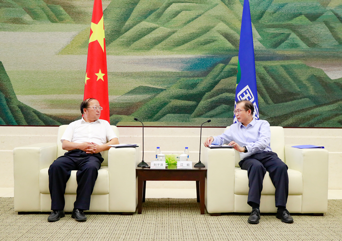 國家電投總經(jīng)理、黨組副書記江毅會(huì)見湖北省武漢市委常委、武漢經(jīng)開區(qū)工委書記劉子清