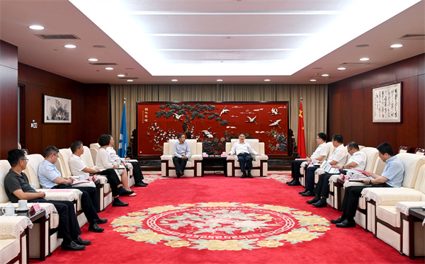 溫樞剛會(huì)見中國信達(dá)黨委書記、董事長張衛(wèi)東