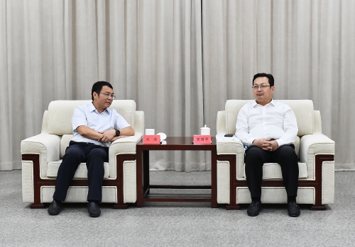劉源拜會河北省委常委、副省長，雄安新區(qū)黨工委書記、管委會主任張國華