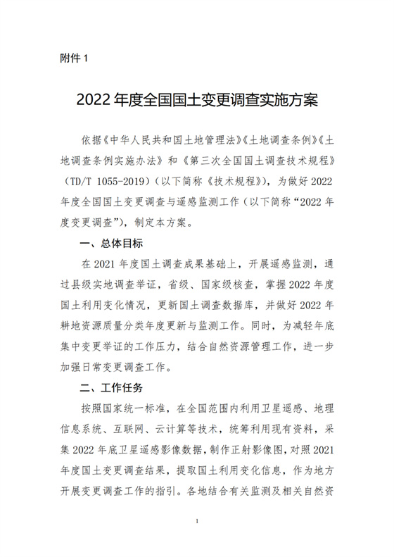 自然資源部：啟動2022年全國國土變更調(diào)查，梳理占用耕地情況
