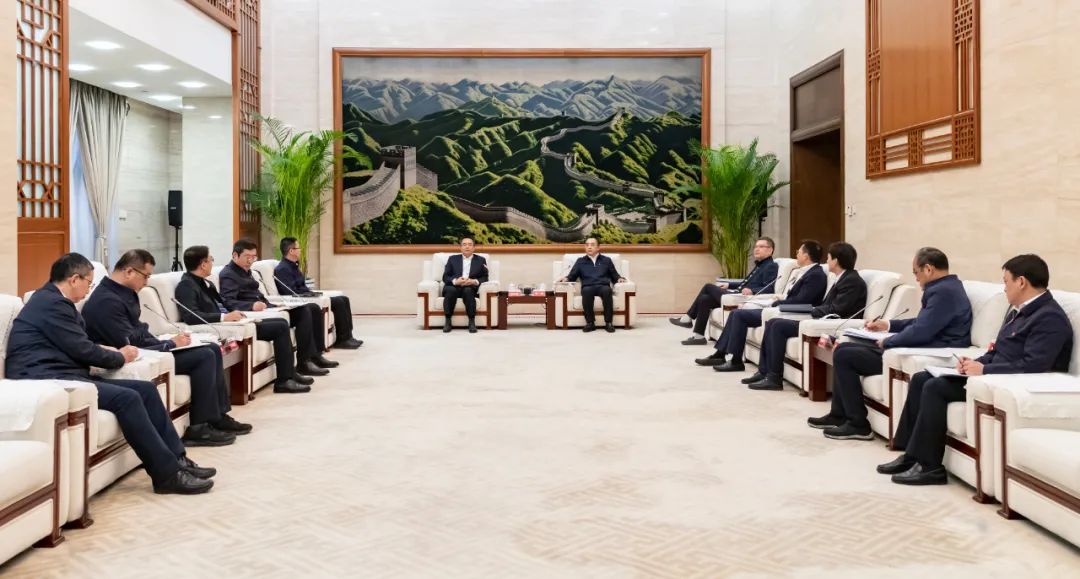 大唐集團黨組書記、董事長鄒磊會見哈電集團黨委書記、董事長曹志安