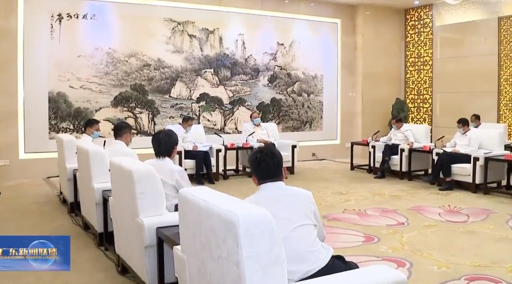 大唐集團(tuán)黨組書記、董事長(zhǎng)鄒磊拜會(huì)廣東省委書記黃坤明、省長(zhǎng)王偉中