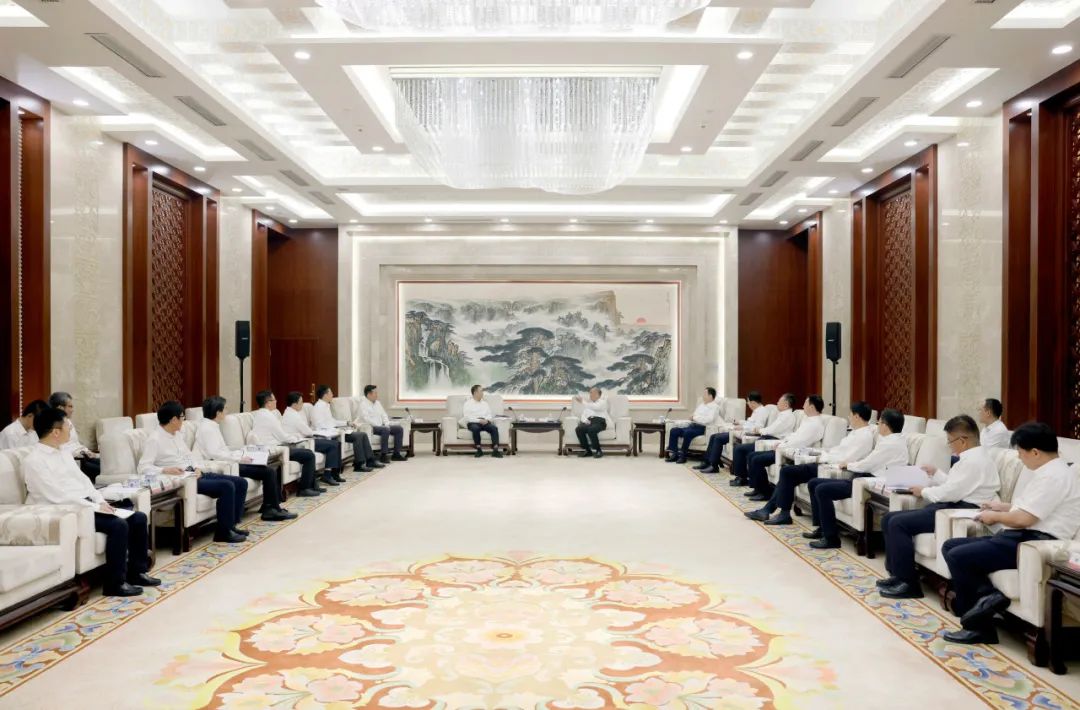 大唐集團鄒磊、劉明勝拜會山東省委書記林武、省長周乃翔