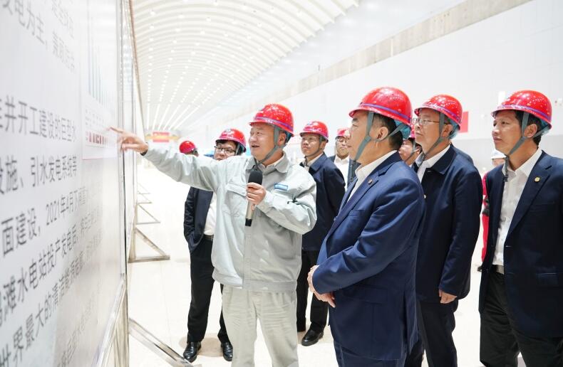 中國能建黨委書記、董事長宋海良赴白鶴灘水電站調(diào)研