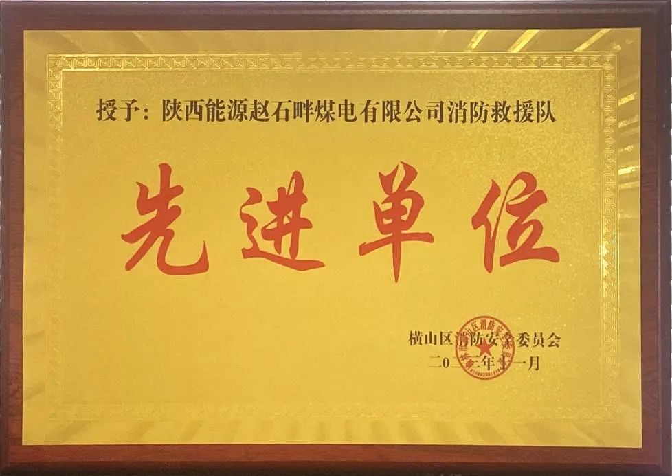 優(yōu)秀！再續(xù)輝煌！陜投集團(tuán)趙石畔煤電消防工作又獲表彰
