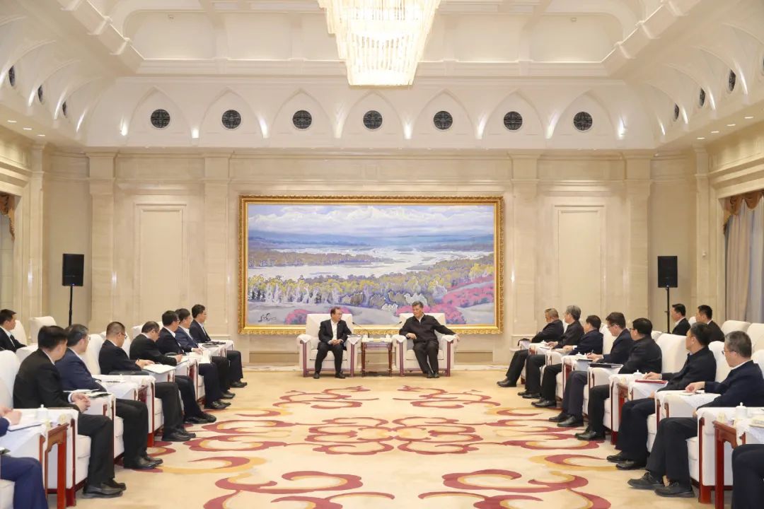 華電集團(tuán)黨組書記、董事長江毅拜會(huì)新疆維吾爾自治區(qū)主要領(lǐng)導(dǎo)