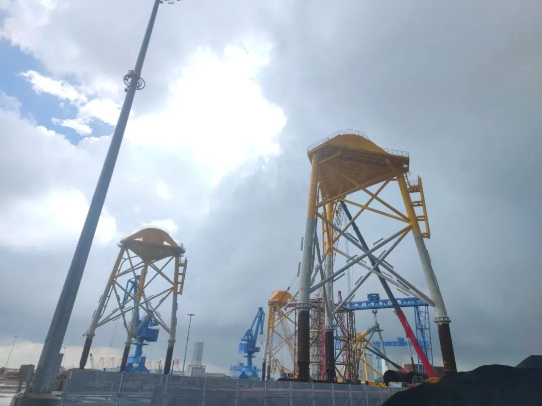 中國水電四局承建的廣西防城港導管架項目順利