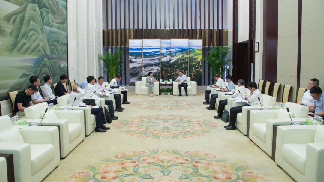 國家電投黨組書記、董事長劉明勝會見江蘇省委常委、南京市委書記韓立明