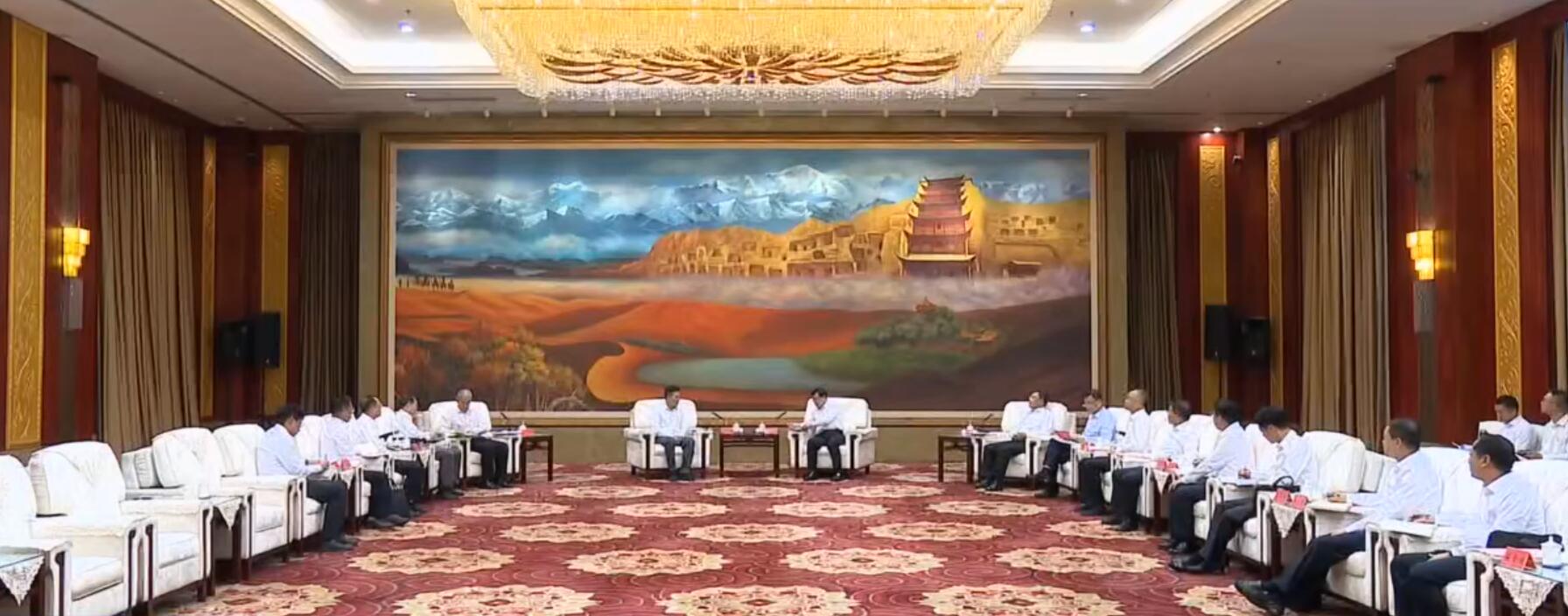 國(guó)家電投董事長(zhǎng)劉明勝、總經(jīng)理栗寶卿拜會(huì)甘肅省委書(shū)記胡昌升、省長(zhǎng)任振鶴
