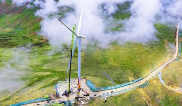 全球海拔最高風電項目現(xiàn)場，“湖南造”刷屏