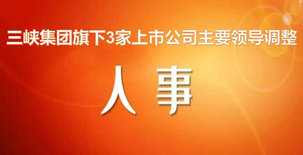 電力央企密集調(diào)整旗下上市公司領導層！