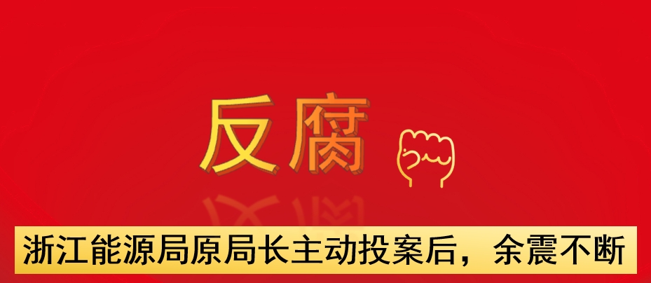 浙江能源局原局長主動(dòng)投案后，余震不斷